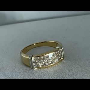 14k Solid Gold 1.92 CTW Men’s Diamond Ring